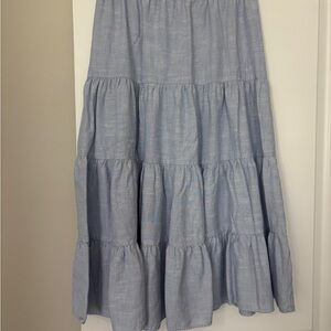 LC Lauren Conrad - Light Blue Tiered Skirt - Size S - gently worn